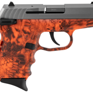 SCCY CPX-1 Carbon 9mm, 3.1" Barrel, Kryptek Inferno Grip, Stainless Steel Slide, 10rd - Handsguns | American Guns & Ammo