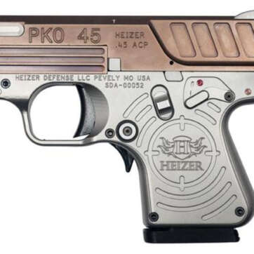Heizer PKO 45 ACP, 2.75", 5rd, Stainless Steel Frame, Copper Finish Slide - Handsguns - American Guns & Ammo