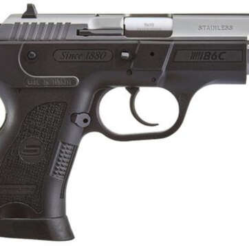 SAR USA B6C Compact 9mm, 3.8", 13rd, 3-Dot Sights, Stainless Steel Slide, Black Polymer Frame - Handsguns - American Guns & Ammo
