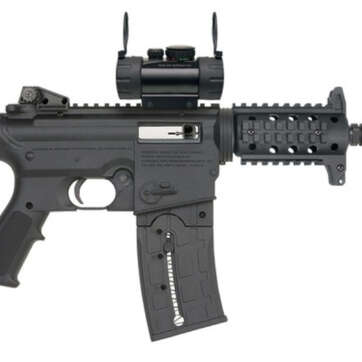 Mossberg 715P Red Dot Combo AR Pistol SA 22LR 6" MB, Synthetic Black, 25 rd - Handsguns | American Guns & Ammo