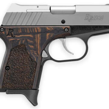 Remington RM380 Micro Executive 380 ACP 2.75" Barrel Laminate Macassar Grip Black Aluminum Frame SS Slide 6rd Mag - Handsguns | American Guns & Ammo