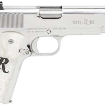 Remington 1911 R1 45 ACP, 5" Barrel, High Polish Stainless Steel 8 Rnd - Handsguns | American Guns & Ammo