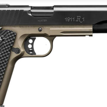 Remington R11 10MM HUNTER LONG SLIDE 6" Barrel Long Slide Flat Dark Earth Frame G10 Grips 8rd Mag - Handsguns | American Guns & Ammo