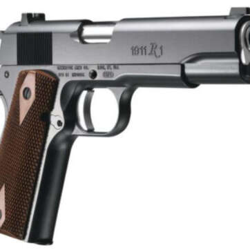 Remington 1911 Model R1 45 ACP, 5" Barrel, Walnut Grips, 7rd Mag - Handsguns | American Guns & Ammo