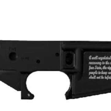 Stag Arms 2nd Amendment Engraving, Stripped Lower Receiver 5.56 - RIFLES | American Guns & Ammo