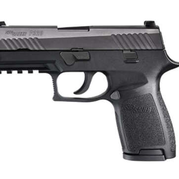 Sig P320 Carry Double .40 S&W, 3.9", Black Nitron Stainless, 4 Point Safety, 2x10rd - Handsguns - American Guns & Ammo
