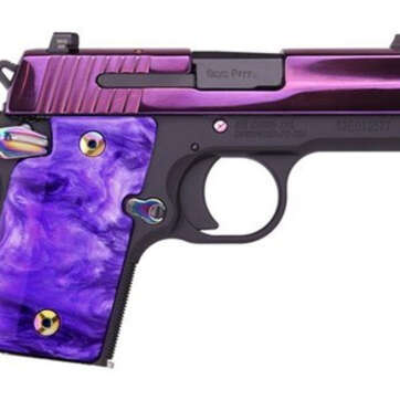 Sig P938 9mm, 3", 6rd, Purple PVD Finish/Purple Lava Purple Pearl Grip - Handsguns - American Guns & Ammo