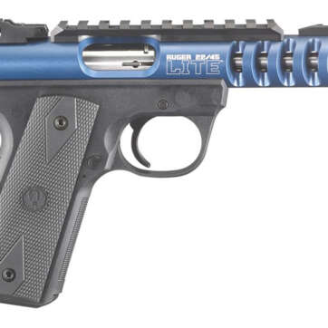 Ruger 22/45 Lite .22lr, 4.4", Threaded Barrel, Blue Anodized, Adj Sights, 10rd - Handsguns - American Guns & Ammo