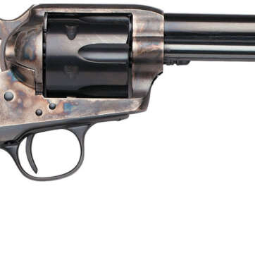 Taylor's 1873 Cattleman Single 357 Magnum 5.5" 6rd Walnut Blued - Handsguns | American Guns & Ammo