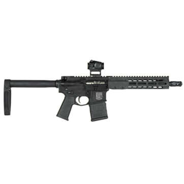 Barrett REC7 DI Fighter 223 Rem/5.56mm, 10.25" Barrel, 1:7 Twist, Black Anodized, Gear Head Works Tailhook MOD 1 Pistol Brace, Magpul Grip, Brake, Geissele ALG Trigger, Vortex CF-RD1 Red Dot Sight - Handsguns | American Guns & Ammo