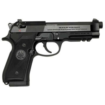 Beretta 92A1 9mm 4.90" TB 17rd Black Bruniton Steel Slide Black Checkered Polymer Grip - Handsguns | American Guns & Ammo
