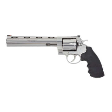 Colt Anaconda .44 Magnum, 8" Barrel, Hogue Grip, Stainless Steel, 6rd - Handsguns | American Guns & Ammo