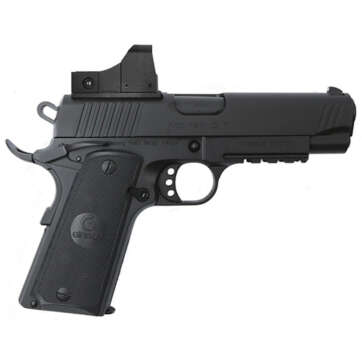 Girsan 1911 Compact 9mm, 4" Barrel W/Mounted Dot Optic, Blued, 9rd Mag - Handsguns | American Guns & Ammo