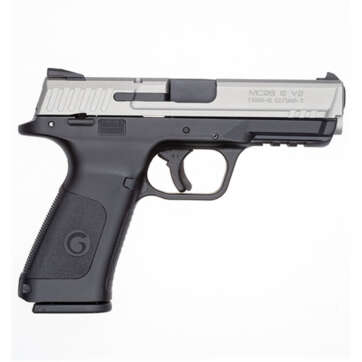 EAA Girsan MC28SA 9mm, 4.25" Barrel, Adjustable Sights, SS / Black, 15rd - Handsguns | American Guns & Ammo