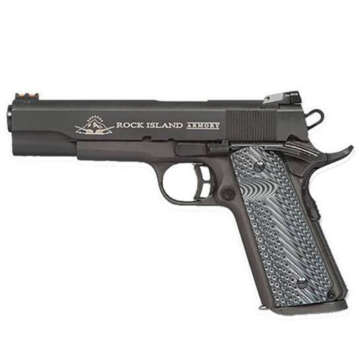 Rock Island Armory Ultra 10mm 4.25" Barrel Fiber Optic Front Sight G10 Grips 8rd Mag - Handsguns - American Guns & Ammo