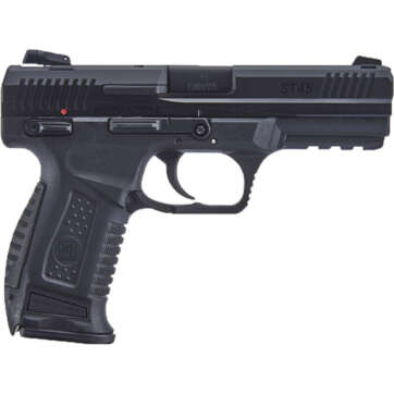 SAR ST45 45 ACP, 4.5" Barrel, Black, Steel, Interchangeable Backstrap Grip, 12rd - Handsguns | American Guns & Ammo
