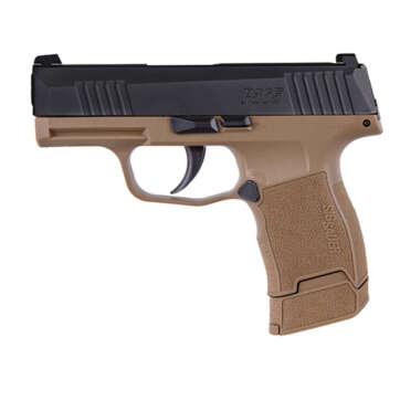 SIG P365 Talo Exclusive 9mm, 3.1" Barrel, Night Sights, FDE, 12rd/15rd - Handsguns | American Guns & Ammo