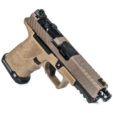 ZEV OZ9 Compact 9mm Flat Dark Earth Black Polymer Grip 19rd Mag - Handsguns | American Guns & Ammo