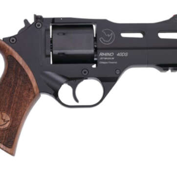 Chiappa Rhino Revolver .40 SW 4" Barrel, Wood Grips 5 Moonclips 6rds - Handsguns | American Guns & Ammo