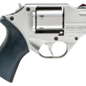 Chiappa Whtie Rhino Revolver .40 SW 2" Barrel, Rubber Grip Brown Holster Included 5 Moonclips 6rds - Handsguns | American Guns & Ammo