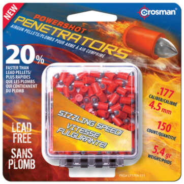 Crosman Air Guns Powershot Penetrators Fast Flight .177 Caliber Pellets, 150/Pack - Air Guns & BB Guns | American Guns & Ammo