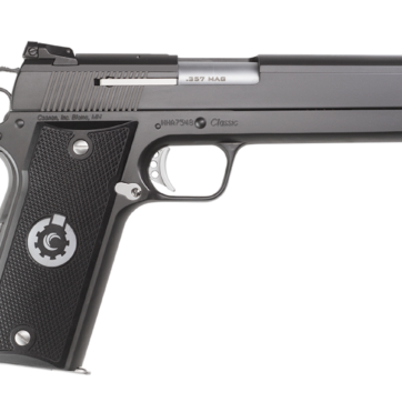 Coonan Classic 357 Mag, 5", Black Ionbond Stainless, Adj. Night Sights, Black Alum Grips, 2 Mags (Special Order) - Handsguns - American Guns & Ammo