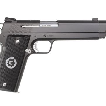Coonan Compensated 357 Mag, 5.7", Black Ionbond Stainless, Fixed Night Sights, Black Alum Grips, 2 Mags (Special Order) - Handsguns - American Guns & Ammo