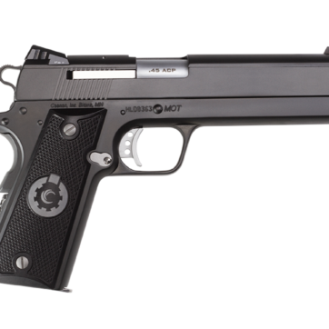 Coonan MOT 45 ACP, 5", Black Ionbond Stainless, Adj. Night Sights, Black Alum Grips, 2 Mags (Special Order) - Handsguns - American Guns & Ammo