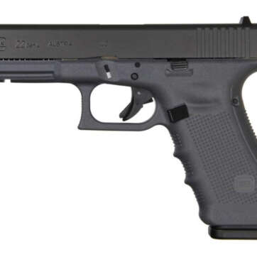 Glock G22 G4 .40 S&W, 4.48", 10rd, Fixed Sights, Gray Frame - Handsguns - American Guns & Ammo