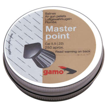 Gamo Master Point Pellets .22 Caliber Pointed Head 250 Per Tin - Air Guns & BB Guns | American Guns & Ammo