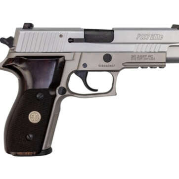 Sig P227 AS Elite .45 ACP, Used, 4.4" Barrel, Stainless, SigLite, Wood Grips, 10rd - Handsguns | American Guns & Ammo