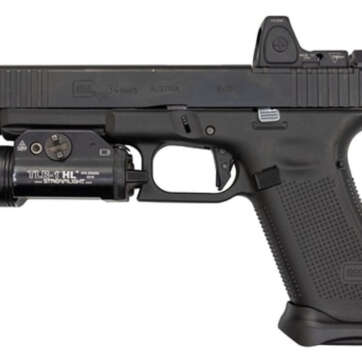 Glock G34 Gen5 MOS 9mm, Used, 5.3" Barrel, Suppressor Sights, Front Serrations, 17rd - Handsguns | American Guns & Ammo