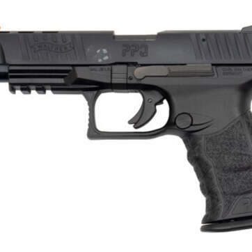 Walther PPQ M2 .22 L.R. 5" Black 12 Round, Fiber Optic Front Sight 1 Mag, BLEM - Handsguns - American Guns & Ammo