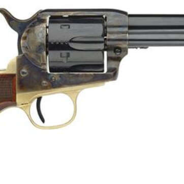 Taylors 1873 Ranch Hand 45 Colt 4.75" 6 Checkered Walnut Blued - Handsguns | American Guns & Ammo