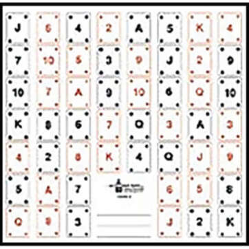 Looper Law Enforcement Playing Card Target #1 100/Package - Competition Guns | American Guns & Ammo