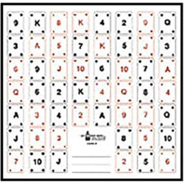 Looper Law Enforcement Playing Card Target #2 100/Package - Competition Guns | American Guns & Ammo