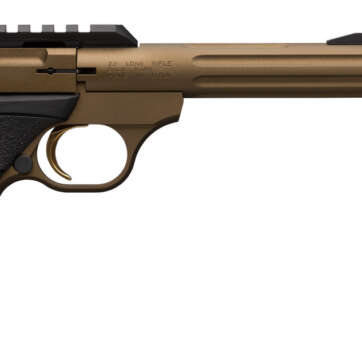 Browning Buck Mark Plus Speed .22 LR, 5.9" Barrel, Burnt Bronze Cerakote, 10rd, Ultragrip FX Grip - Handsguns | American Guns & Ammo