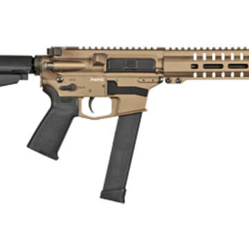 CMMG Banshee 300 10mm, 8" Barrel, Flat Dark Earth, Glock Magazine, RipBrace, RML7 M-Lok Handguard, Magpul MOE Grip, 30rd - Handsguns | American Guns & Ammo