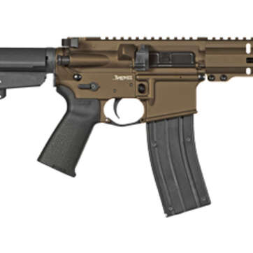 CMMG Mk4 Banshee 22LR, 4.5" Barrel, Midnight Bronze, RipBrace Brace, KAK Slim Flash Can, Threaded 1/2-28, RML4 Hand Guard, Magpul MOE Grip, 25rd - Handsguns | American Guns & Ammo
