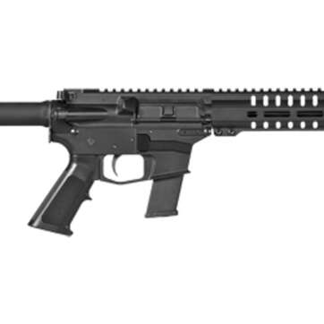 CMMG Banshee 100 45 ACP, 8" Barrel, Black, A2 Flash Hider, Threaded .578-28, M-Lok RML7 Handguard, A2 Grip, 13rd - Handsguns | American Guns & Ammo