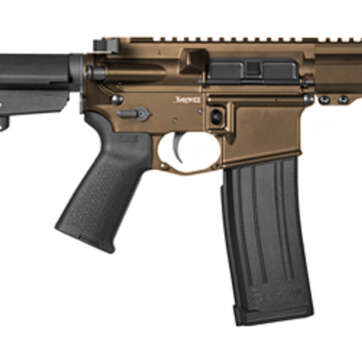 CMMG Mk4 Banshee 300 5.7x28mm, 5" Barrel, Midnight Bronze, RipBrace, Threaded 1/2-28, M-LOK, 40rd CMMG Magazine - Handsguns | American Guns & Ammo