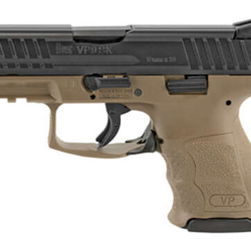 HK VP9SK 9mm, 3.39" Barrel, 3-Dot Sights, Flat Dark Earth, 10rd/13rd - Handsguns | American Guns & Ammo
