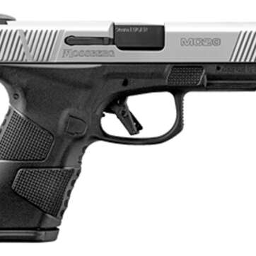Mossberg MC-2 Compact 9mm, 4" Barrel, Stainless Steel Slide, Two-Tone, Non-Manual Safety, 3 Dot Sights, Flat Profile Trigger, 13rd and 15rd Mags - Handsguns | American Guns & Ammo