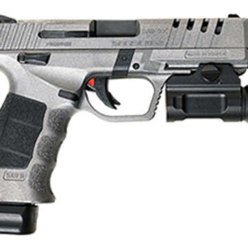 SAR X-9 Striker Fired Pistol, 9mm, 4.4" Barrel, Polymer Frame, Cerakote Platinum Finish, 1-17 Round, 1-19 Round - Handsguns | American Guns & Ammo