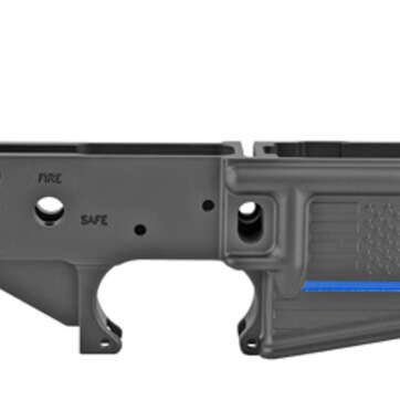 Spikes Tactical Lower Receiver - Fire/Safe - Thin Blue Line - RIFLES | American Guns & Ammo