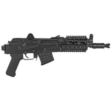 Arsenal SAM7K-04R Pistol, 762X39, 10.5", Steel, Black, Adjustable Sights, Quad RailRear Attachments - Handsguns | American Guns & Ammo