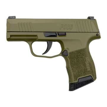 Sig P365 OD Green 9mm, 3" Barrel, Sig XRay3 Night Sights, 10rd Mag - Handsguns | American Guns & Ammo