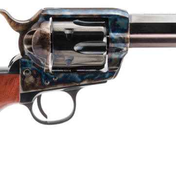 Cimarron El Malo Pre-War 1896-1940 38 Special-357 Mag, 4.75" Barrel, Blued, Color Case Hardened, Walnut, 6rd - Handsguns | American Guns & Ammo