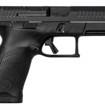 CZ P-10 USA Compact Optics Ready 9mm Double 4" Barrel, Black Interchangeable Backstrap Grip Black Polymer Frame Black Nitride Slide, 10rd - Handsguns | American Guns & Ammo
