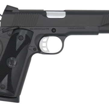 Tisas 1911-B 45 ACP, 5" Barrel, Steel Frame, Black Cerakote Finish, Novak Style 3-Dot Sights, 8Rd - Handsguns | American Guns & Ammo